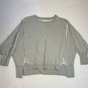 We The Free Heather Gray Pullover